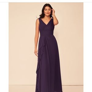 Azazie Julianna Dress - plum size A6 (small)